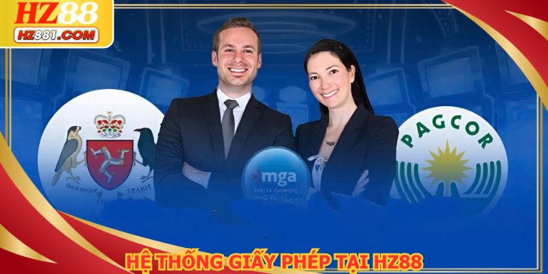 Tập hợp một số giấy phép hoạt động có tại HZ88